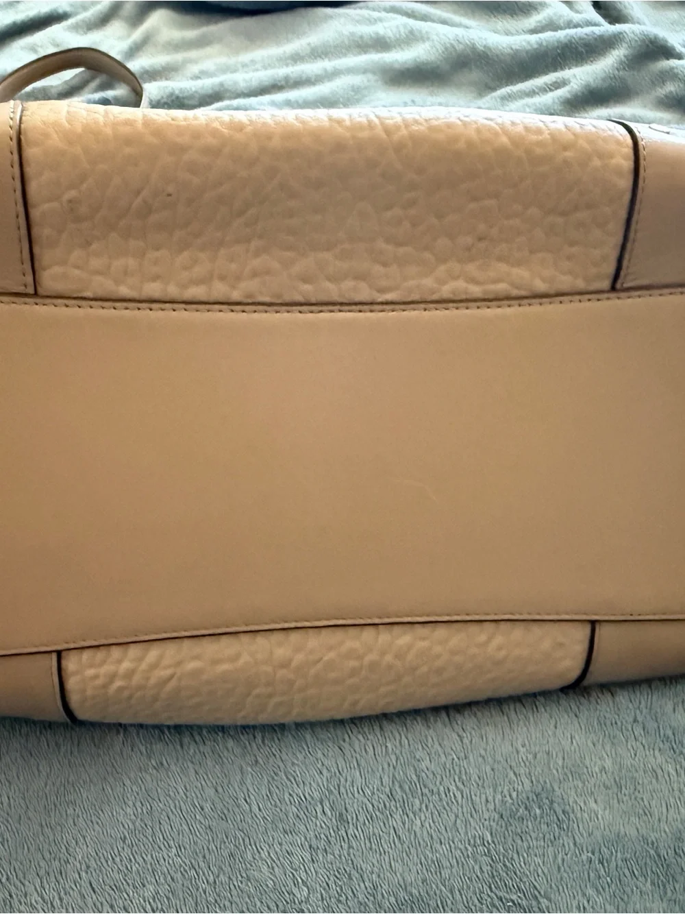 Coach Mercer 30 Satchel - Stone Pebbled Leather